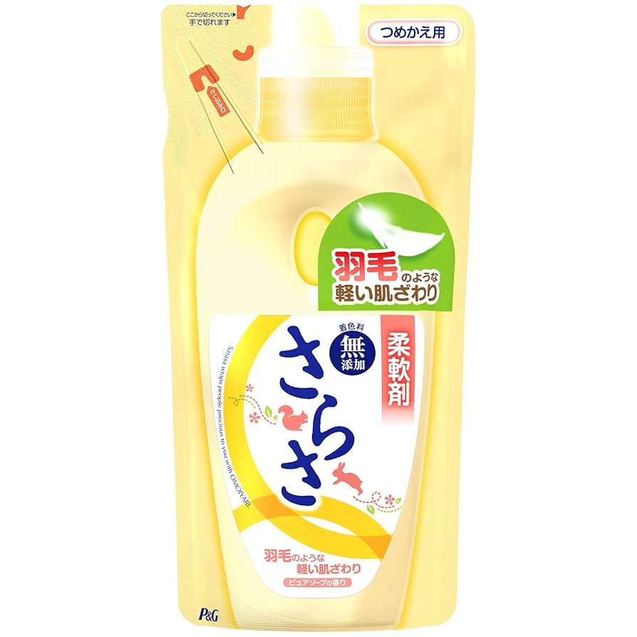 さらさ洗剤・柔軟剤詰め替え用 さらさ 柔軟剤 つめかえ用 超特大 790ml×8個, 洗剤 | クスリの